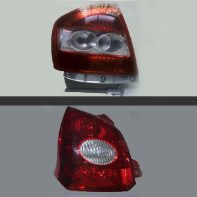 Welded automotive lighting component