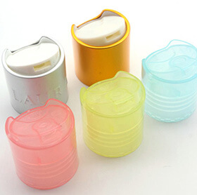 Flip-Top Cap Injection Mold — molded part